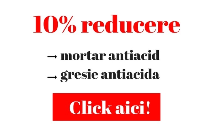 mortar antiacid si gresia antiacida